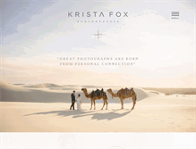 Tablet Screenshot of kristafox.com